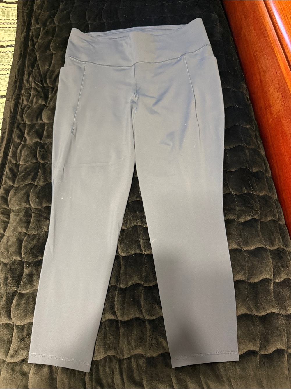 Womens Calia Powermove 7/8 Pocket Leggings - Slate Blue